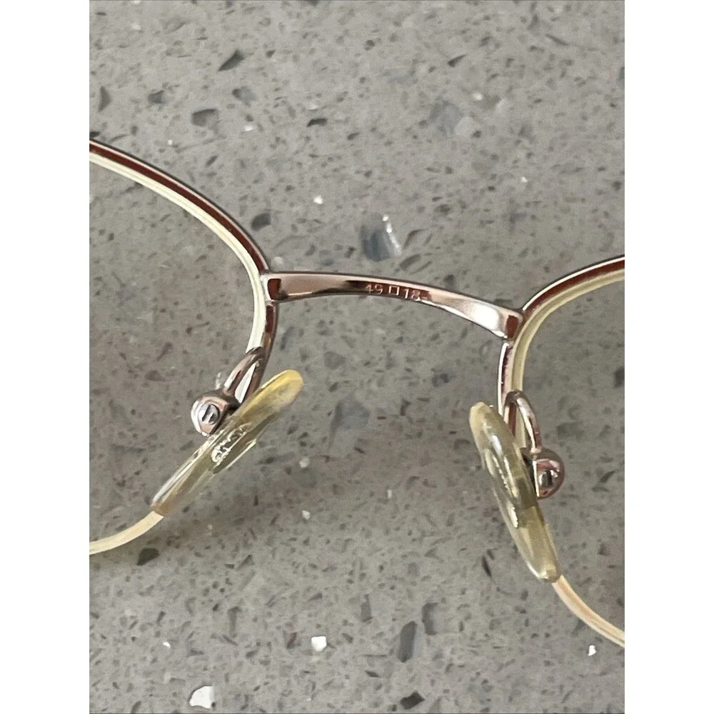 Sferoflex Eyeglasses Frames ONLY 2503-B 267 Rose Gold Half Rim Oval 49-18-130